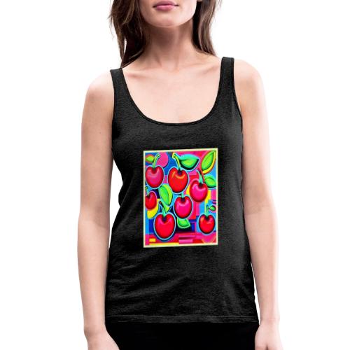 Pop Art Cherry Burst - Women's Premium Tank Top