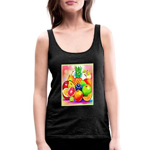 Tropical Fruit Assortment - Women's Premium Tank Top