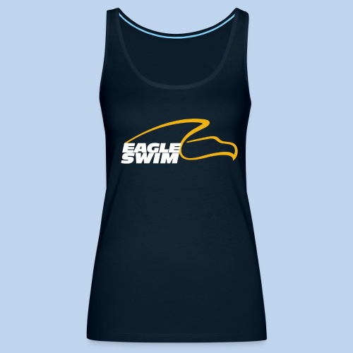 New Eagle Swim Logo items (dark colored) - Women's Premium Tank Top