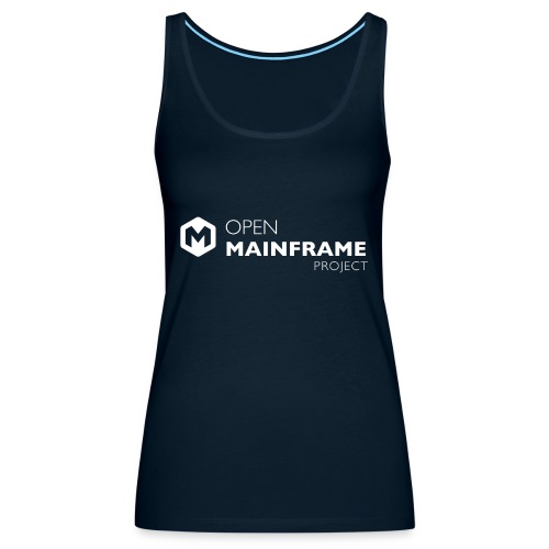 Open Mainframe Project - White Logo - Women's Premium Tank Top