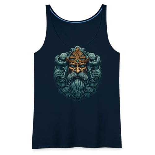 Legendary Viking Warrior: Epic Design - Women's Premium Tank Top