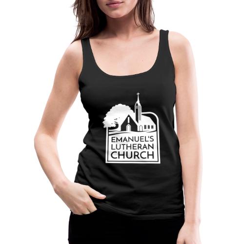 Single Vertical white2 - Women's Premium Tank Top