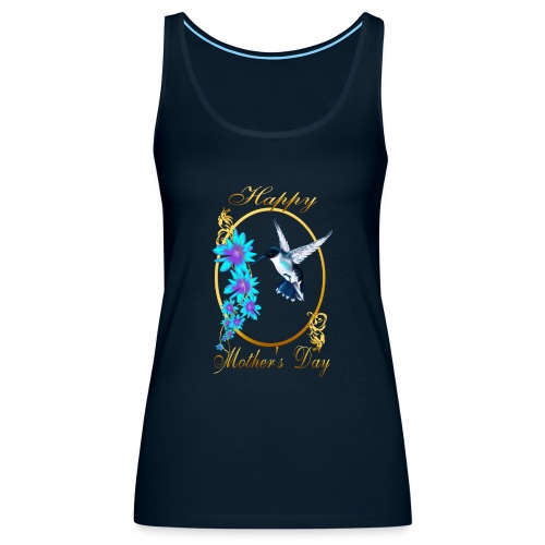 Mother's Day with humming birds - Women's Premium Tank Top