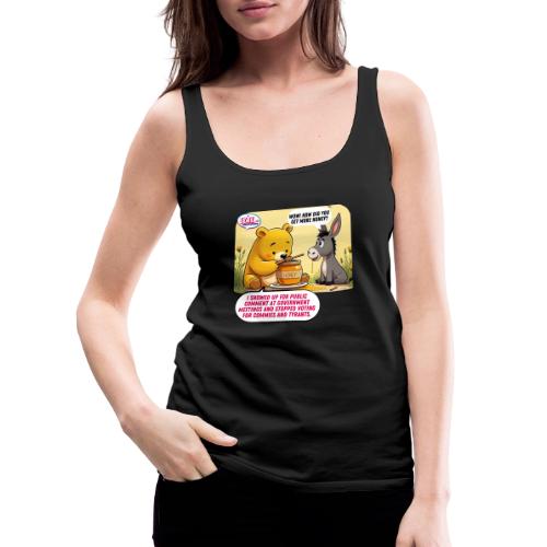 Honey Bear - Fire Tyrants - Women's Premium Tank Top
