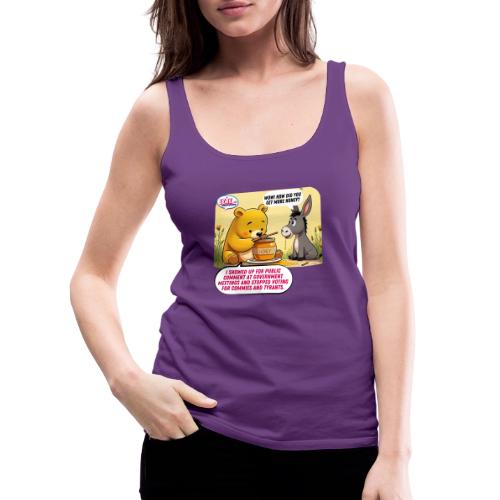 Honey Bear - Fire Tyrants - Women's Premium Tank Top