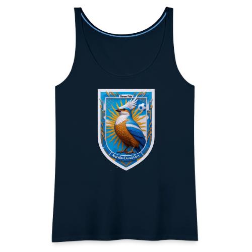 Argentina Hornero Pride T Shirt, Football Gift - Women's Premium Tank Top