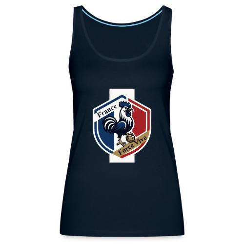 France Rooster T-Shirt, Bleu-Blanc-Rouge gift - Women's Premium Tank Top