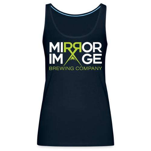 MIBCO Green_White - Women's Premium Tank Top