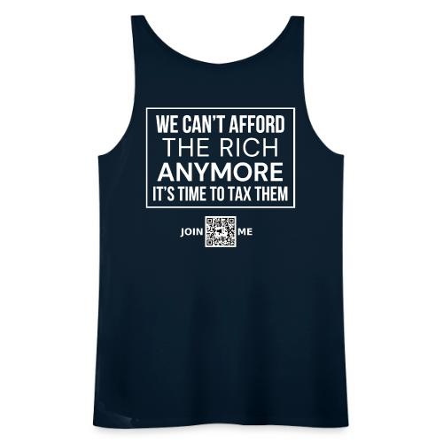 Tax the Rich (white, back) - Women's Premium Tank Top