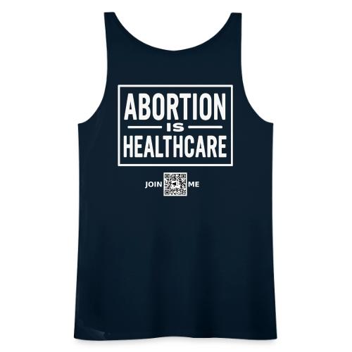 Abortion (white, back-facing) - Women's Premium Tank Top