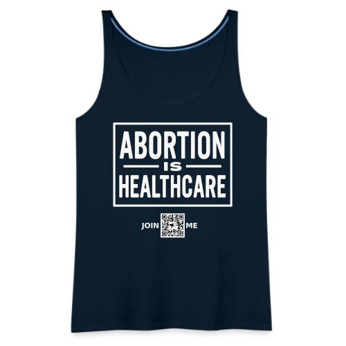 Abortion (white, front-facing) - Women's Premium Tank Top