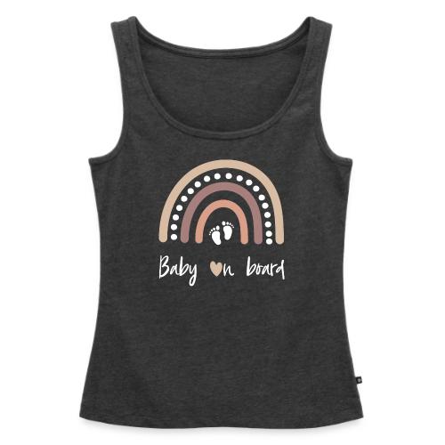Baby on board - Boho Rainbow - Maternity - Women's Premium Tank Top