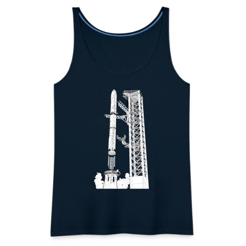 Starship Super-Heavy Lift Launch Vehicle - No Text - Women's Premium Tank Top