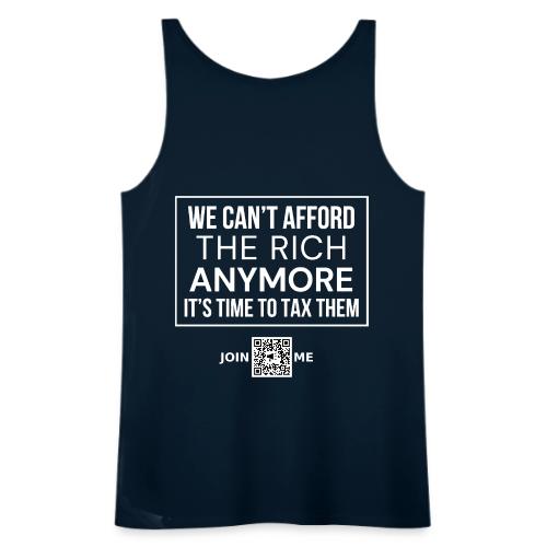 Tax the Rich (white, back) - Women's Premium Tank Top
