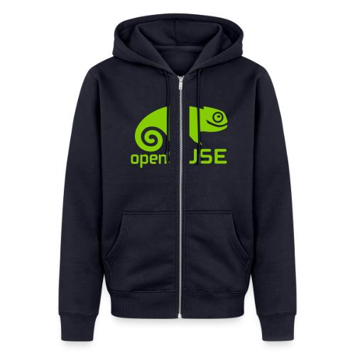 openSUSE Logo Vector - Unisex Premium Organic Zip Hoodie