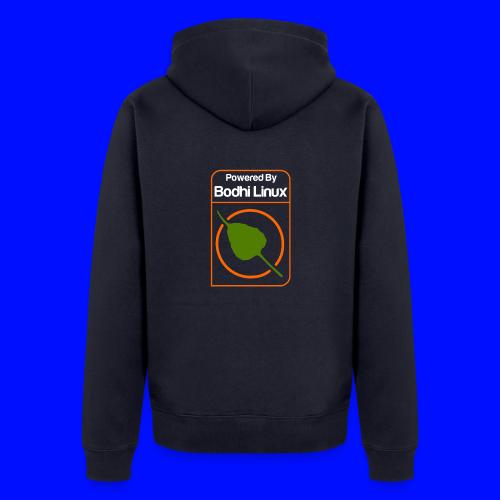 Powered by Bodhi Linux - Unisex Premium Organic Zip Hoodie