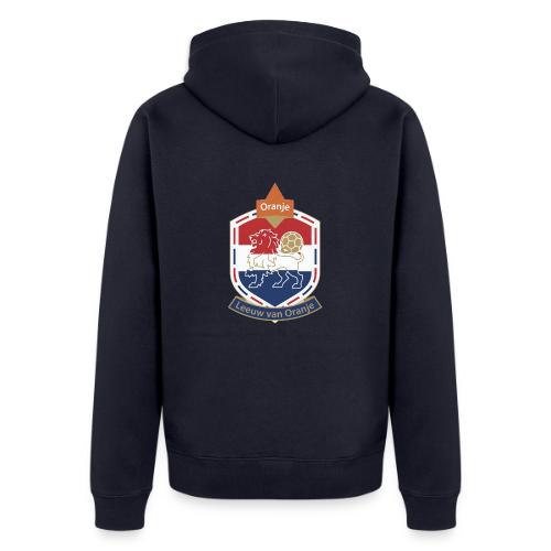 Netherlands Lion Crest T-Shirt, Dutch Badge Gift - Unisex Premium Organic Zip Hoodie