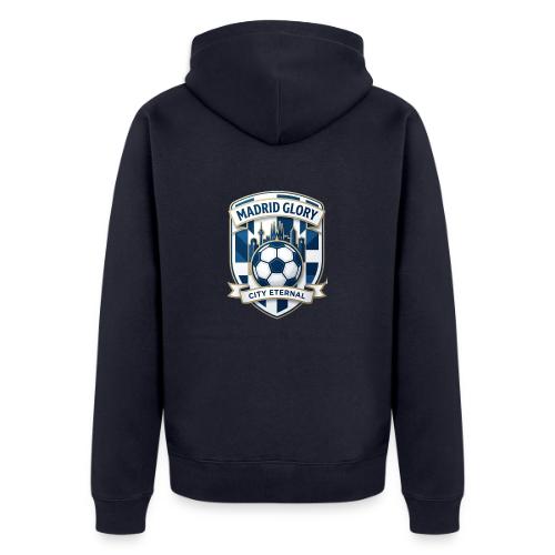 Madrid Skyline Glory T Shirt, Madrid Fan Gift - Unisex Premium Organic Zip Hoodie