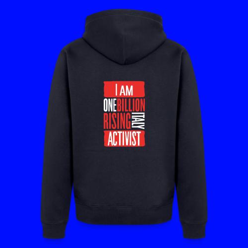 One Billion Rising Italy - Unisex Premium Organic Zip Hoodie