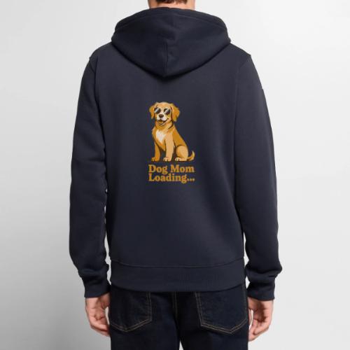 Dog Mom Loading Golden Retriever Sunglasses - Unisex Premium Organic Zip Hoodie