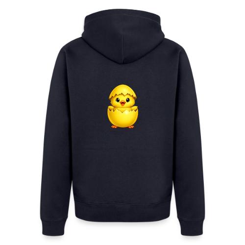 Easter Chick yellow - Unisex Premium Organic Zip Hoodie