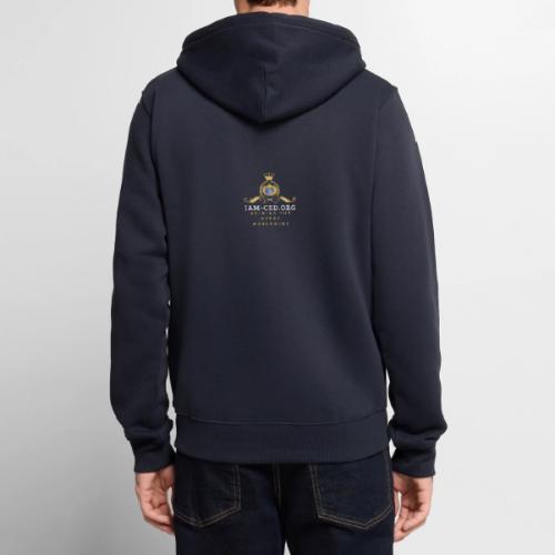 IAM-CED.ORG CROWN - Unisex Premium Organic Zip Hoodie