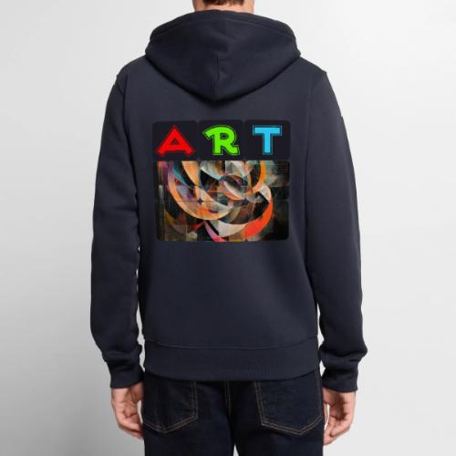 Fragments of Art - Unisex Premium Organic Zip Hoodie