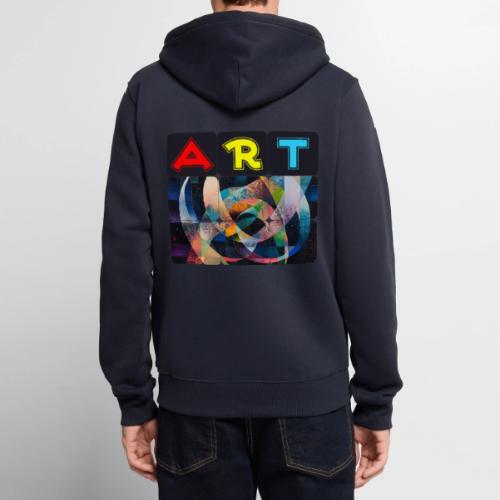 Art of Stripes and Shades - Unisex Premium Organic Zip Hoodie