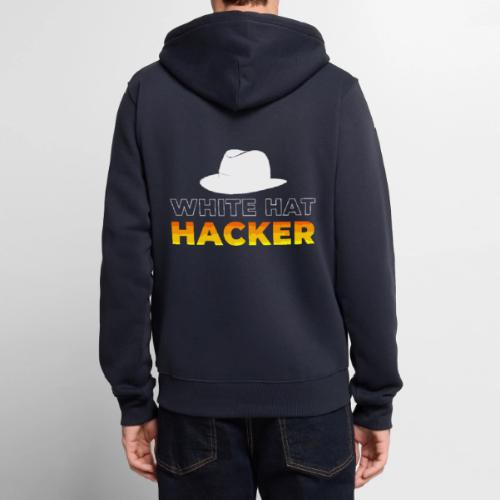 White Hat Hacker - Unisex Premium Organic Zip Hoodie