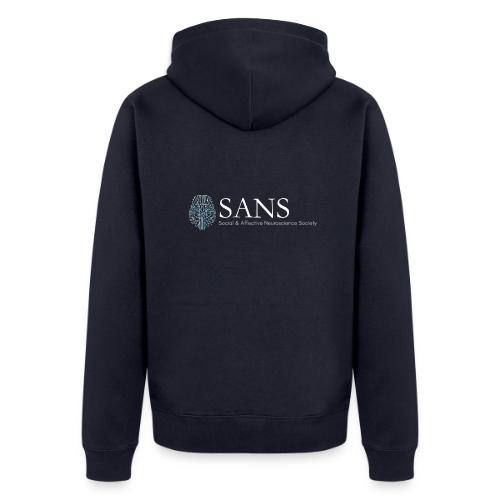 SANS logo light - Unisex Premium Organic Zip Hoodie