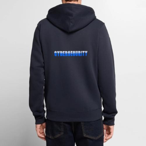 Cybersecurity Word Art Design - Unisex Premium Organic Zip Hoodie