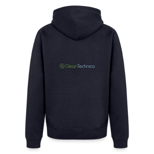 CleanTechnica Logo - Unisex Premium Organic Zip Hoodie