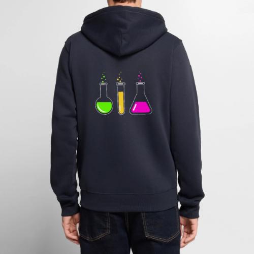 Colorful Chemistry - Unisex Premium Organic Zip Hoodie