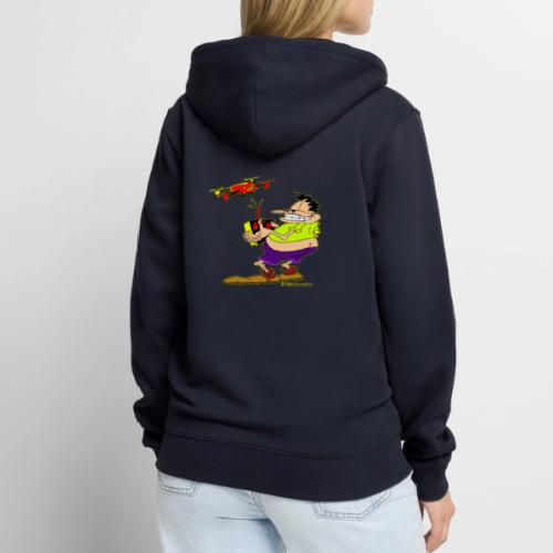 GrisDismation Ongher Droning Out Tshirt - Unisex Premium Organic Zip Hoodie