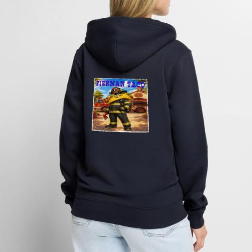 Fireman Taco - Unisex Premium Organic Zip Hoodie