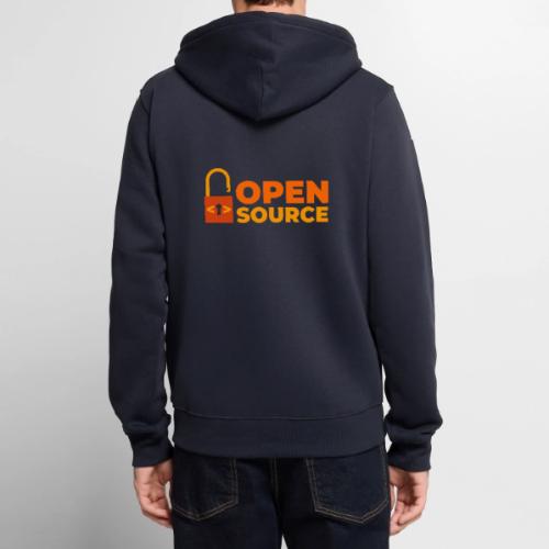 Open Source: Code is Freedom - Unisex Premium Organic Zip Hoodie