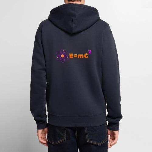 E = mc² - Unisex Premium Organic Zip Hoodie