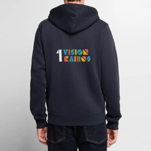 1 Vision 1 Kairos (Dark) - Unisex Premium Organic Zip Hoodie