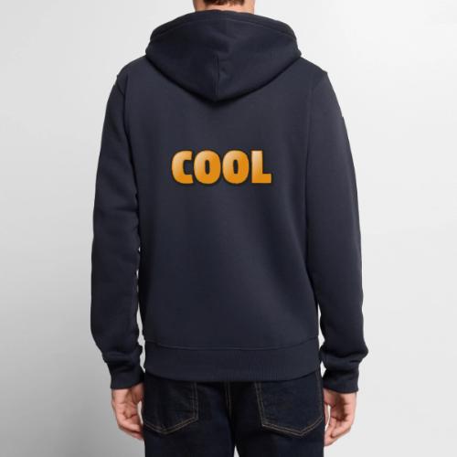 Cool 3D Word Design – Bold Chill Style - Unisex Premium Organic Zip Hoodie