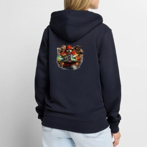 Urban Beat Dog Heroes - Unisex Premium Organic Zip Hoodie