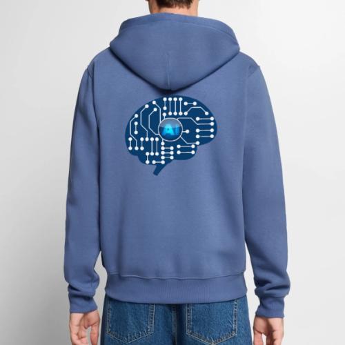 AI: Mind Wired - Unisex Premium Organic Zip Hoodie