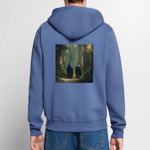 Wizards Walk - Unisex Premium Organic Zip Hoodie