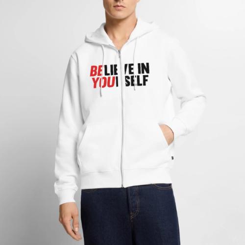 Believe in Yourself - Unisex Premium Organic Zip Hoodie