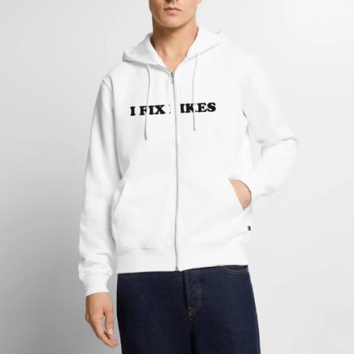i fix bikes - Unisex Premium Organic Zip Hoodie