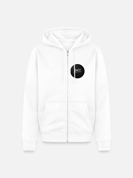 Jakk Ancient - Unisex Premium Organic Zip Hoodie - white