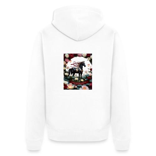 Year of the Horse Harmony T Shirt, Lunar New Year - Unisex Premium Organic Zip Hoodie
