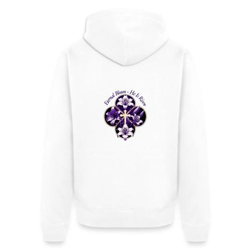 Easter Eternal Bloom Lily Crown T Shirt, Gift - Unisex Premium Organic Zip Hoodie