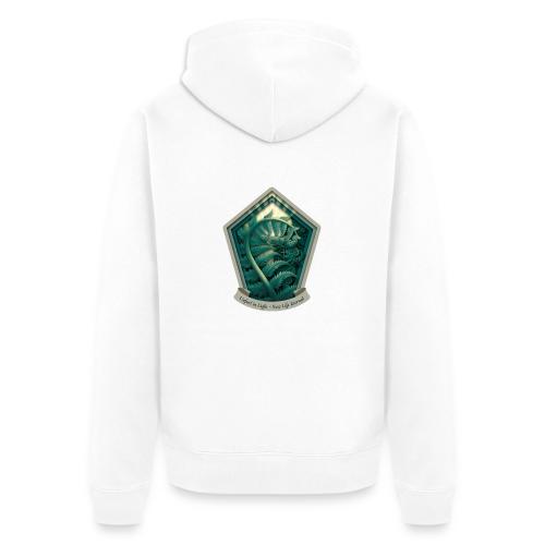 Easter Unfurl in Light Fern T Shirt, Spring Gift - Unisex Premium Organic Zip Hoodie