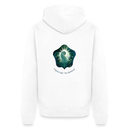 Easter Unfurl in Light Resurrection T Shirt, Gift - Unisex Premium Organic Zip Hoodie