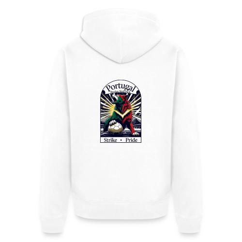 Portugal Iberian Wolf Soccer T Shirt, Pride Gift - Unisex Premium Organic Zip Hoodie